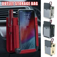 auto car air outlet pockets car multi function car phone storage bag hanging bag creative box for car interior accessories