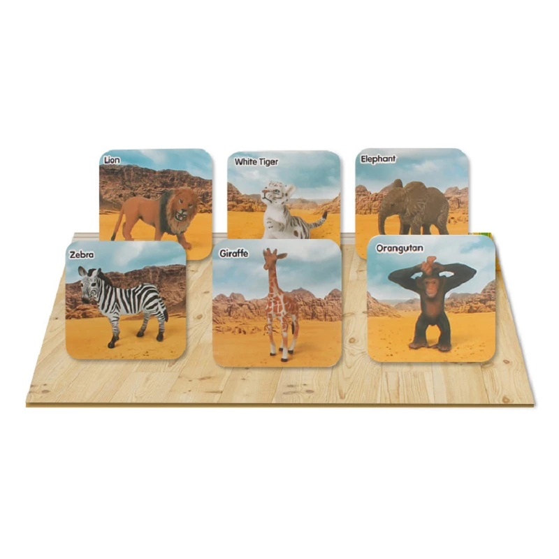 

5pcs/set Small Animal Figure Collectible Toys Wild Animal Cognition Action Figures Kids Plastic Model Toys
