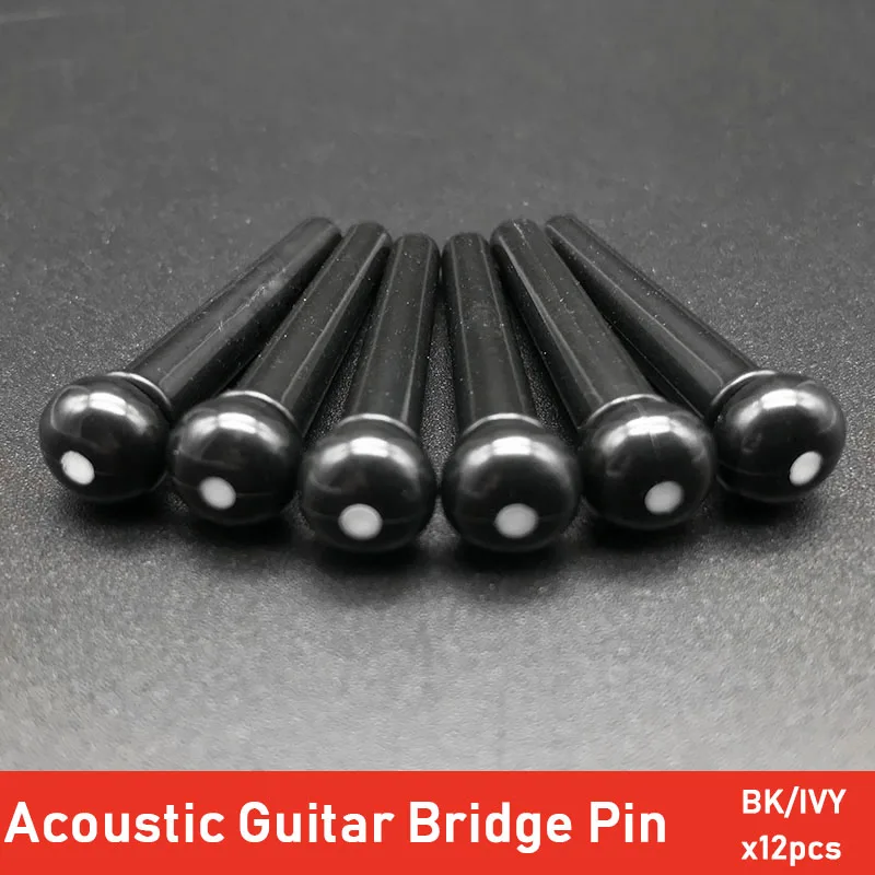 12 шт. в упаковке Пластик гитарная струна Endpin гитара для порожка акустической