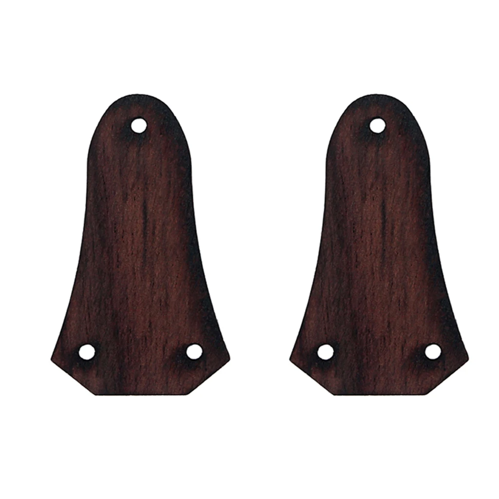 

2 Pieces Rosewood Folk Guitar Rod Covers Musical Instrument DIY Parts