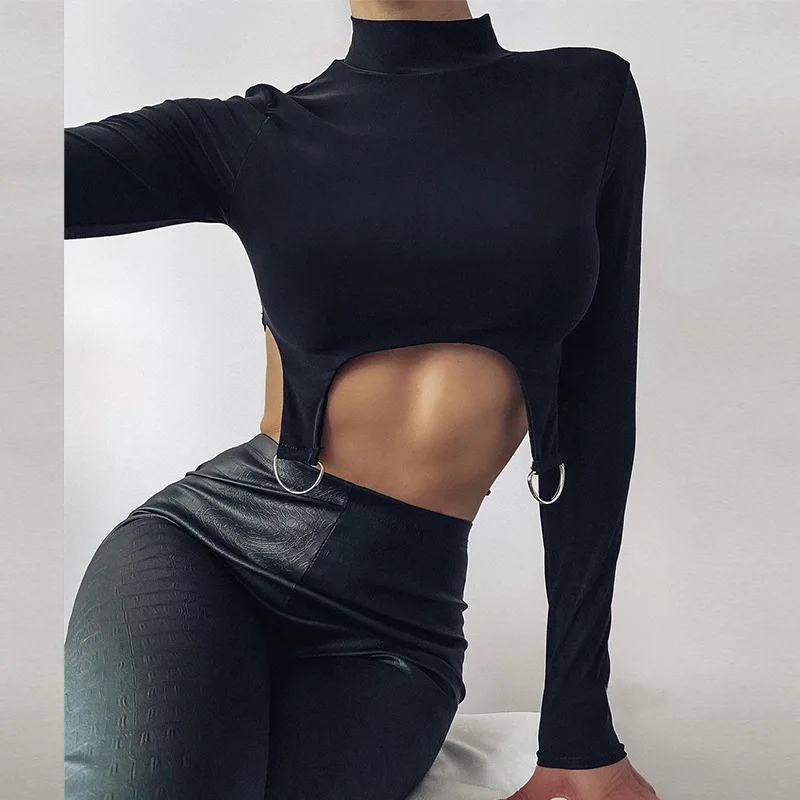 

2021 New Ladies Spring Summer Elegant Fashion Full Sleeve Stand Neck Solid Blouses Women Normcore Midweight Pullover