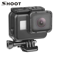 shoot 45m underwater waterproof case for gopro hero 7 6 5 black 3 4 action camera protective cover housing mount for go pro 7 5