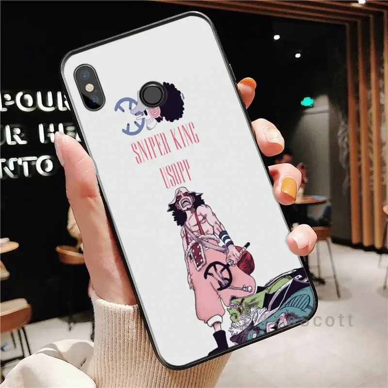 

Cartoon One Piece Luffy Phone Case For Xiaomi Redmi note 4 4X 8T 9 9s 10 K20 K30 cc9 9t pro lite max