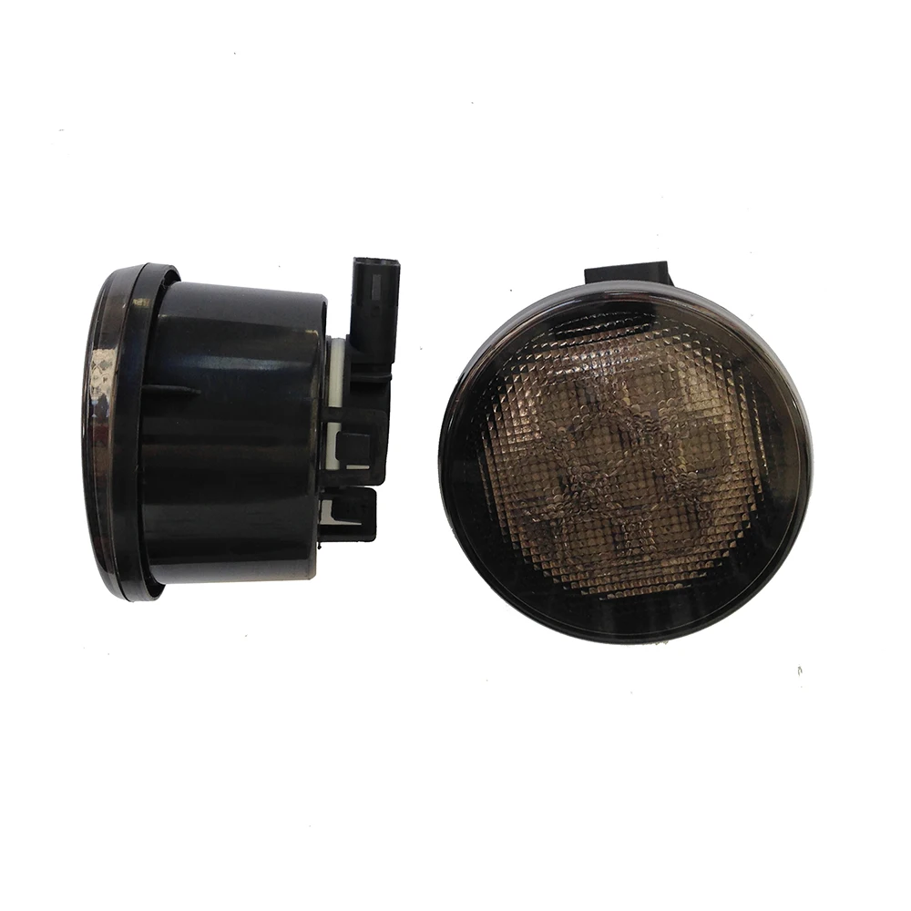 Одна пара Дымчатых светодиодных ламп для передней решетки поворота Jeep JK J026 Lantsun