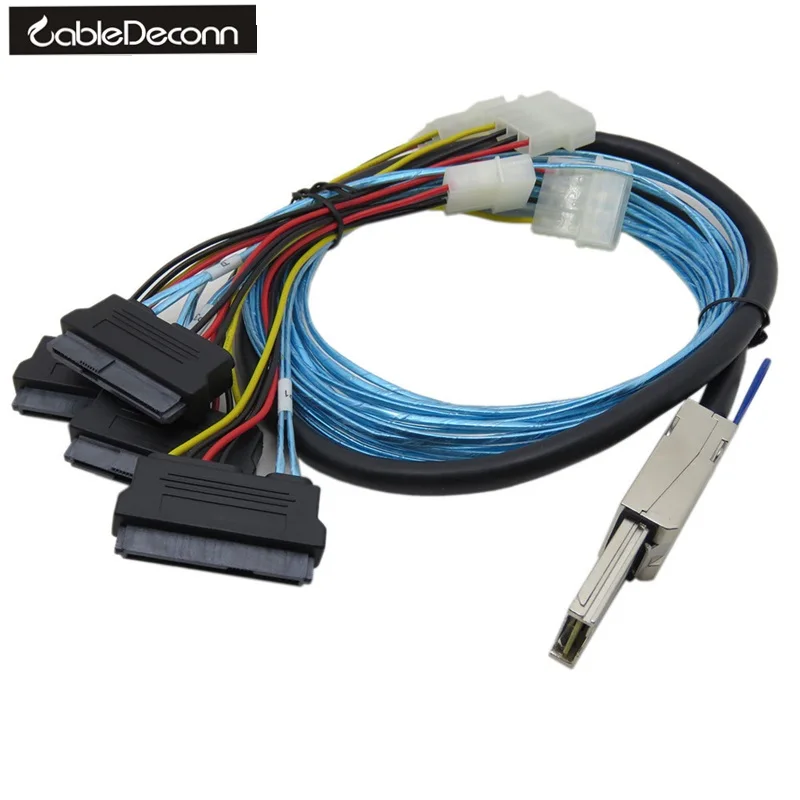 Кабель для передачи данных MINI SAS 26 к SAS29P SFF8482 сервера жесткого диска 2