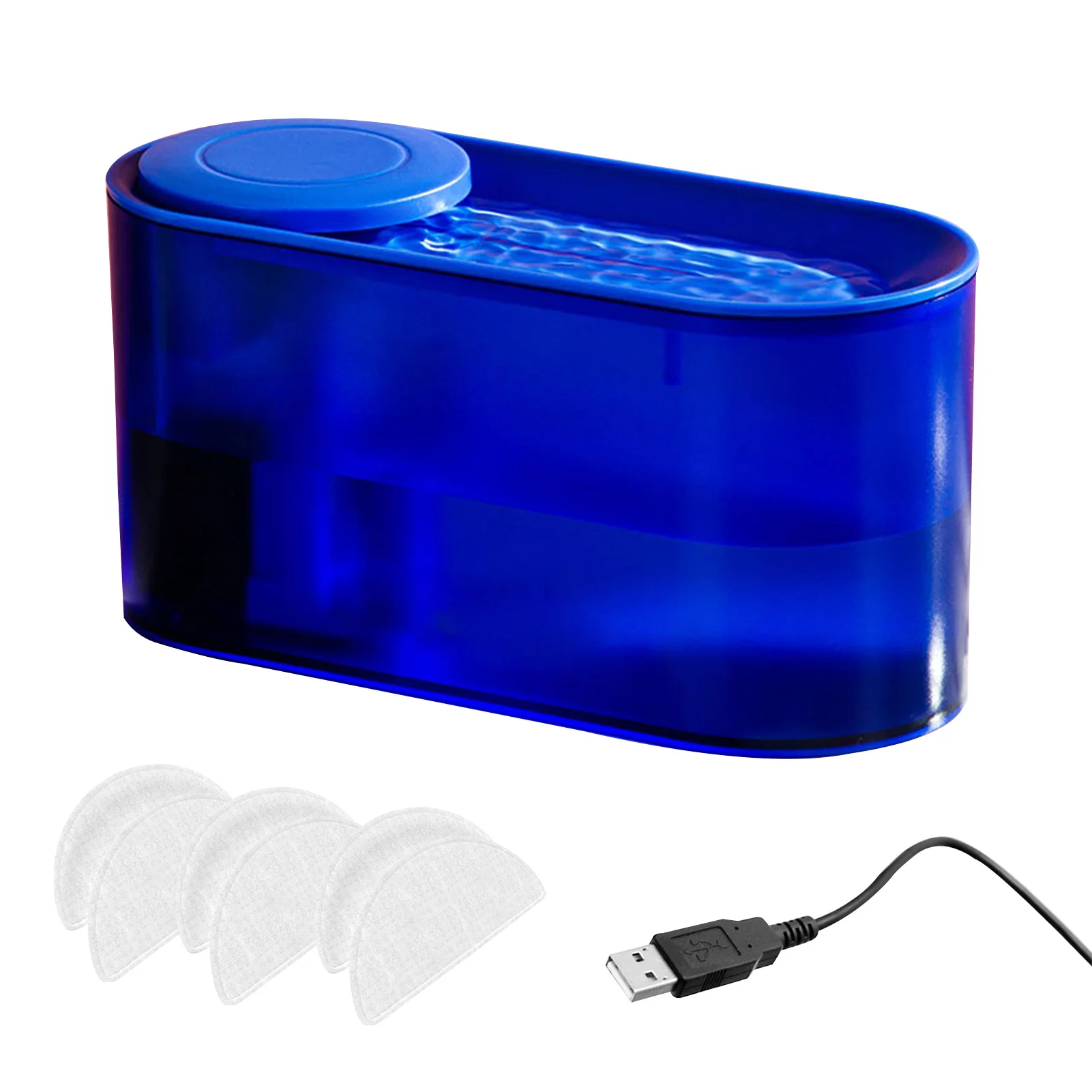 

Large Capacity Super Quiet Drinking USB Powered Dispenser Home Easy Clean Cat Water Fountain Travel Auto Circulating Indoor ABS