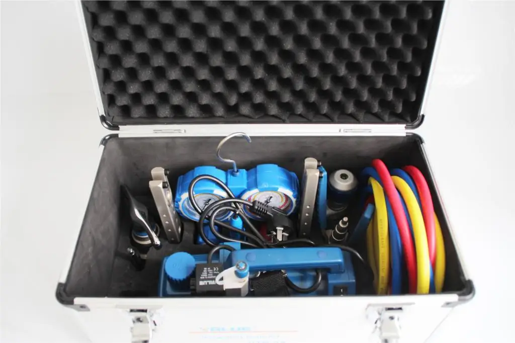 Набор инструментов для ремонта холодильника 7 в 1 с алюминиевым ящиком вакуумный