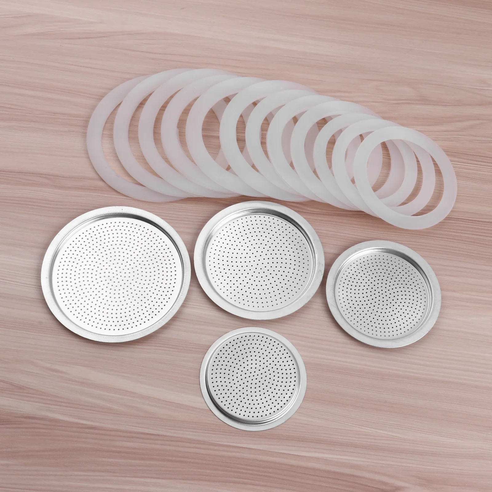 Алюминиевая прокладка фильтрующая пластина и силиконовое гелевое кольцо