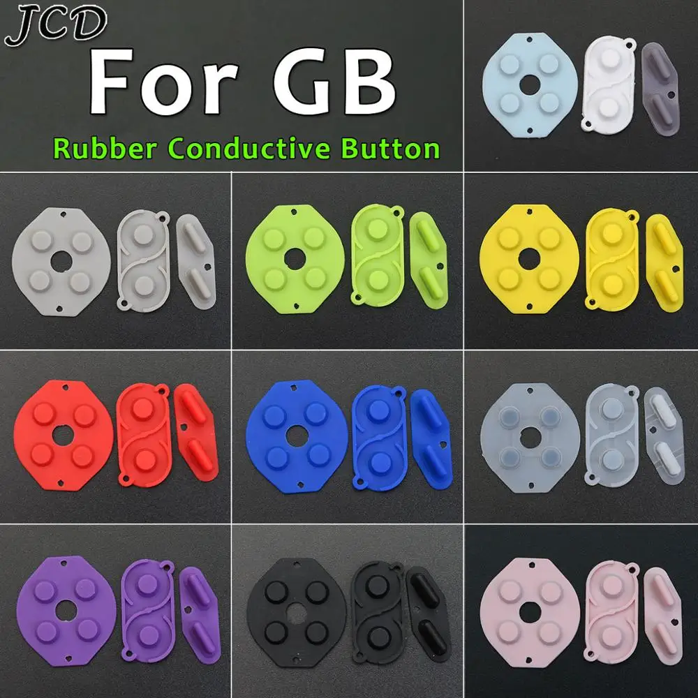 Замена JCD D Pad Кнопка Токопроводящая резиновые прокладки для Gameboy Classic для GBO GB Fat DMG Direction A B Кнопка старта