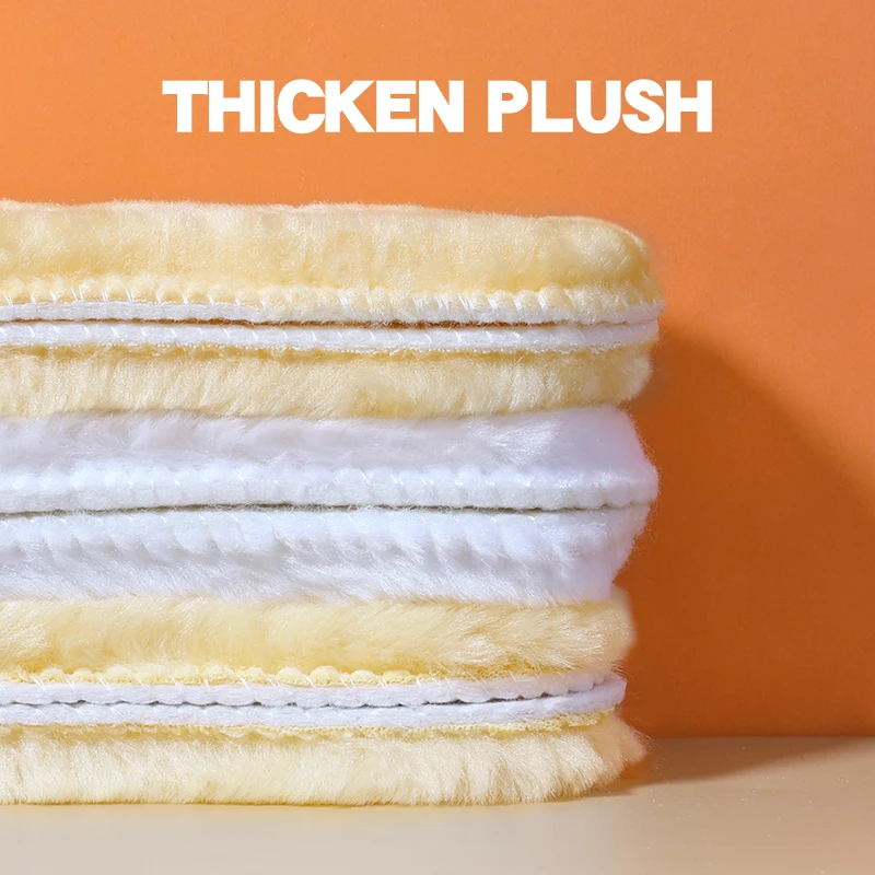 Heated Insole Sheepskin Super Thick Premium Shoe Insoles Durable Extra Fluffy Shoe Pad Sheepskin Warm Insoles