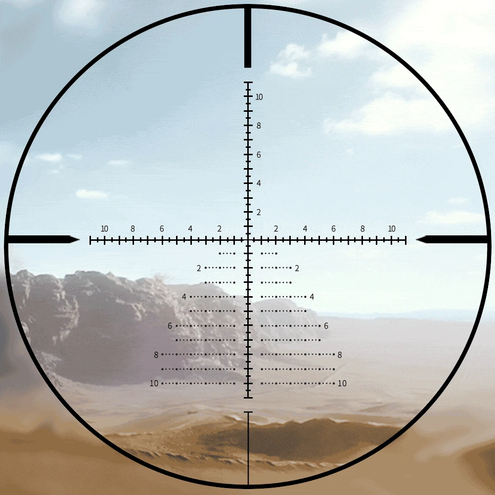 fogo lobo qz 624x50 ffp scope caca optica sniper riflescope tatico airsoft acessorios 04