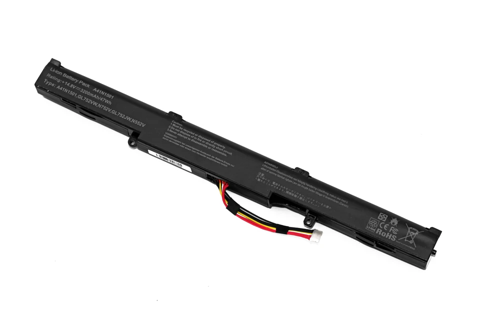 Golooloo 4 клетки Аккумулятор для ноутбука ASUS A41N1501 A41LK9H GL752 GL752V GL752VL GL752VLM GL752VW GL752VWM N552 N552V