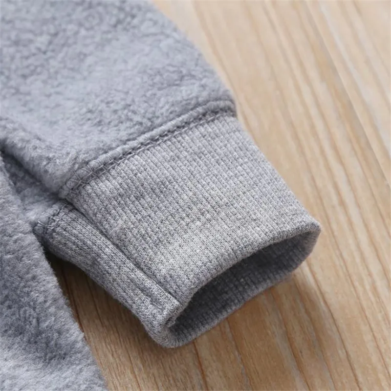 Baby Jumpsuit Spring and Autumn Long Sleeve Cute Bear Hooded Romper Cotton Warm Soft Newborn Clothes for Boys Girls | Детская одежда и