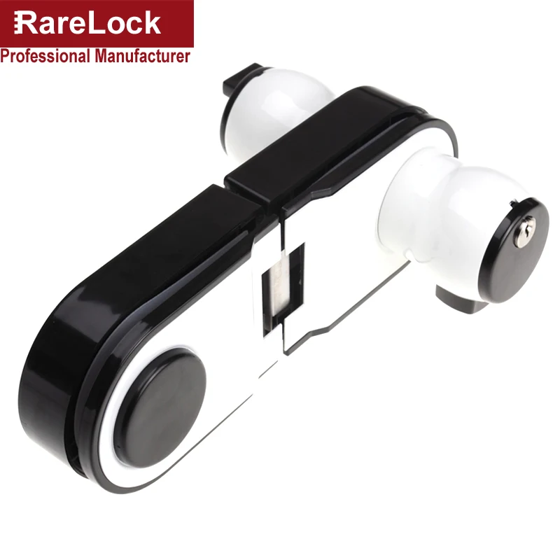 Стеклянный дверной замок с ручкой черный белый одинарный двойной для офиса