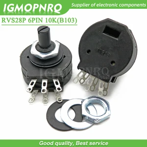 5 шт., запчасти для сварочного аппарата, 2 Вт, 10 к, RVS28 B103, 6PIN, оригинальный новый электрический сварочный потенциометр машины