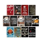 Металлические тарелки для кафе, жестяной знак, ВИНТАЖНЫЙ ПЛАКАТ, декор для стен напитков, кофе, бара, гаража, табличка, Ретро Декор для дома, художественное ремесло 20x30 см