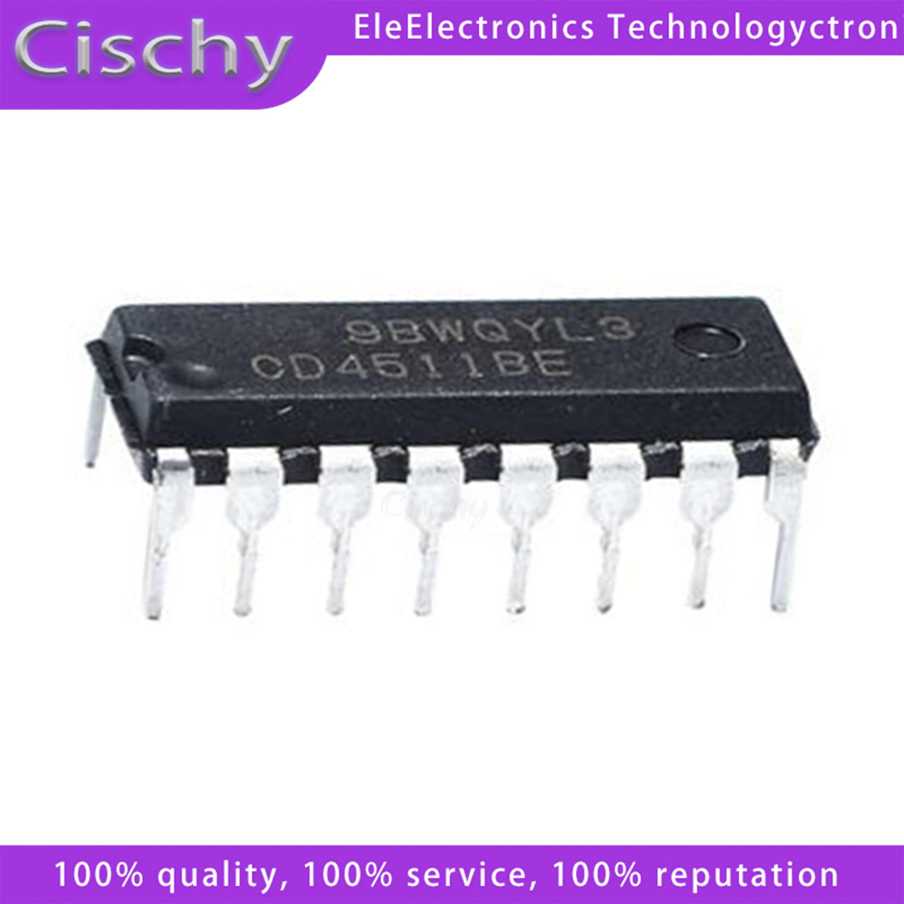 10 шт. CD4511BE DIP16 CD4511 DIP 4511BE DIP-16 новый оригинальный IC