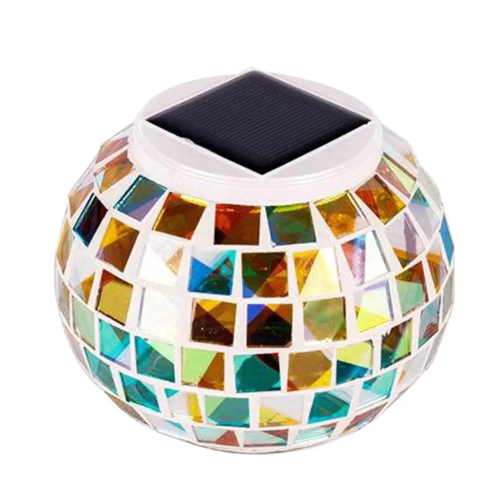 

Durable Solar Light Glass Home Walkway Lights Outdoor Lawn Lamp Ground Lamp Light-Controlled Street Path Way Garden Decking