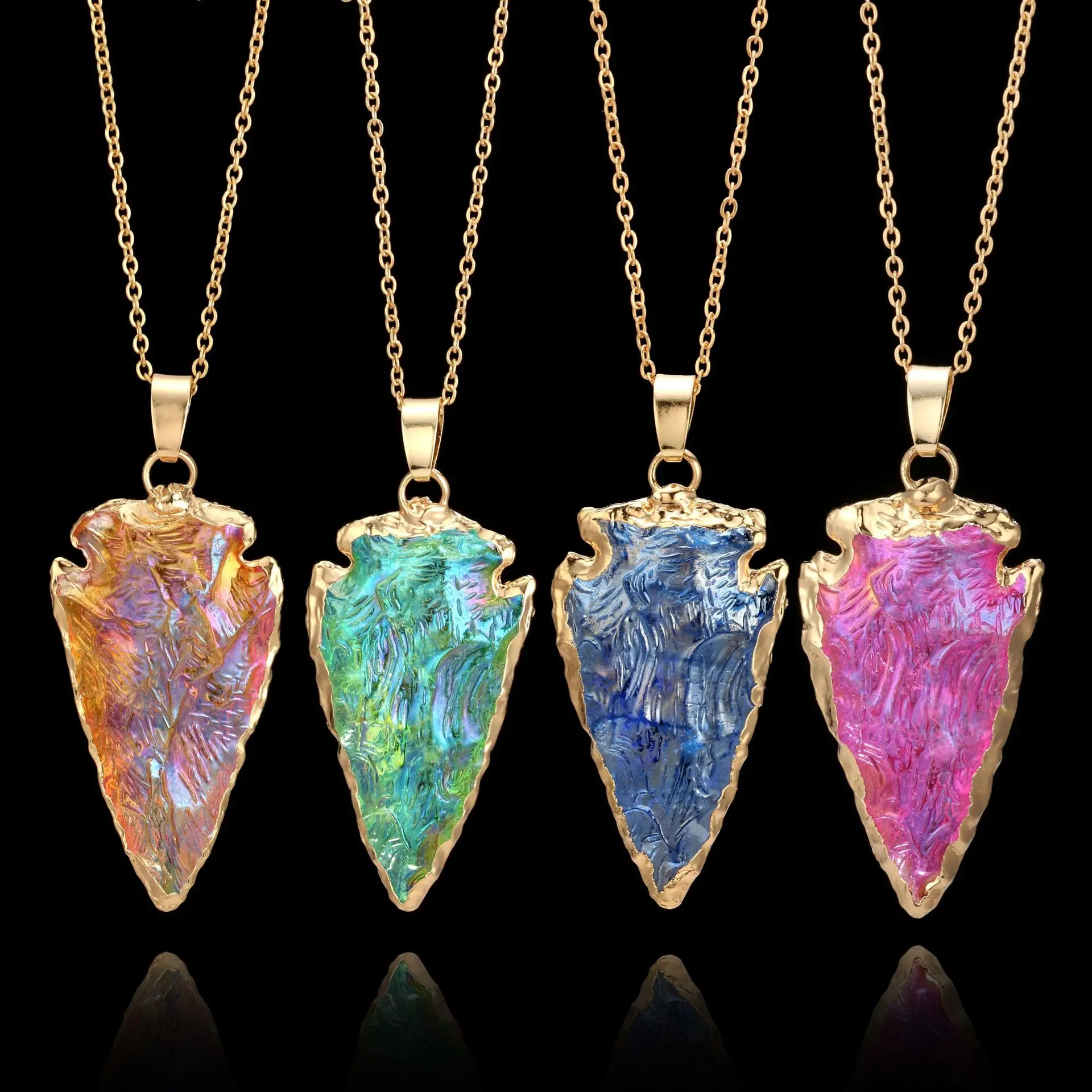 

New natural stone Drop Pendant Necklace