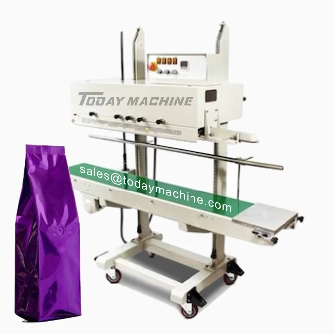 

High Quality 110V/220V Automatic Plastic Bag Sealing Machine 50/60Hz Continuous Band Sealing Sealer