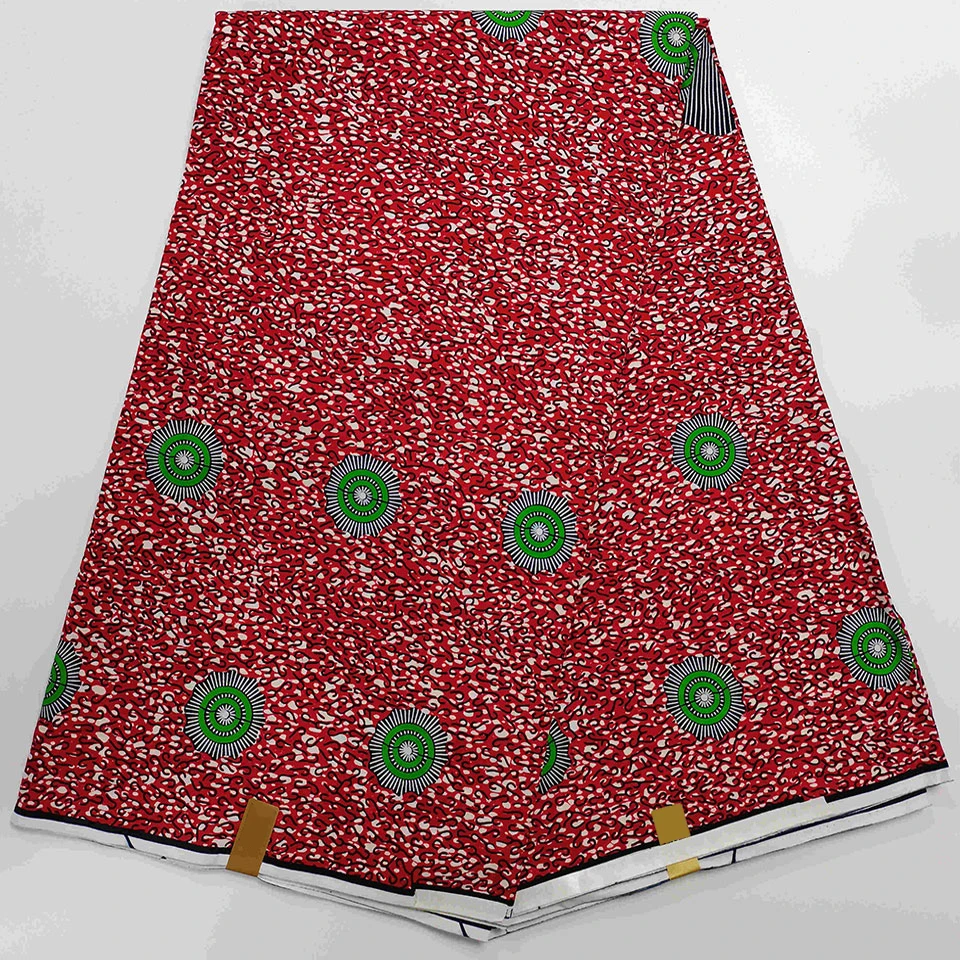

6 Yards Mitex Wax Print/ African Fabrics Kitenge/Pagnes/Tissues Africain/ Lapa/Chitenge HS-108