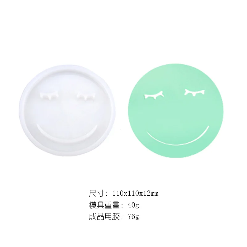 

1pcs Coaster Resin Silicone Cup Mat Pad Mold Jewelry Making Epoxy Mould Tool Craft