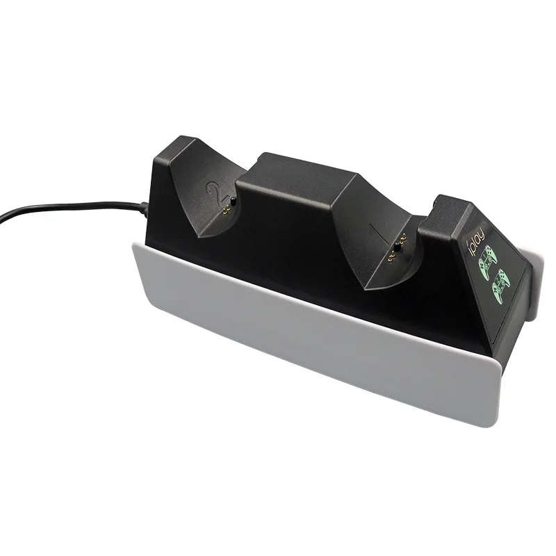 

PS5 wireless controller dual charging PS5 game controller contact charging base with LED indicator