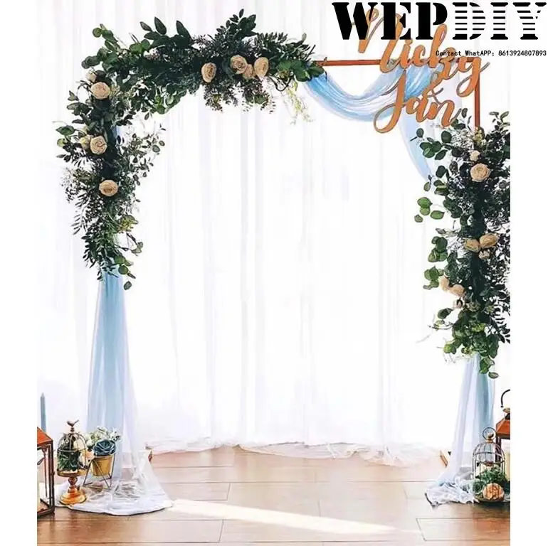 

Фон для сцены с полкой из кованого железа, свадебная арочная полка, квадратный Золотой реквизит, украшение для сцены, Цветочная подставка на...