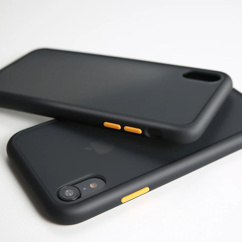 360 Полное покрытие Полупрозрачный матовый чехол для телефона iphone 6 6S 7 8 Plus X XS 11 Pro MAX