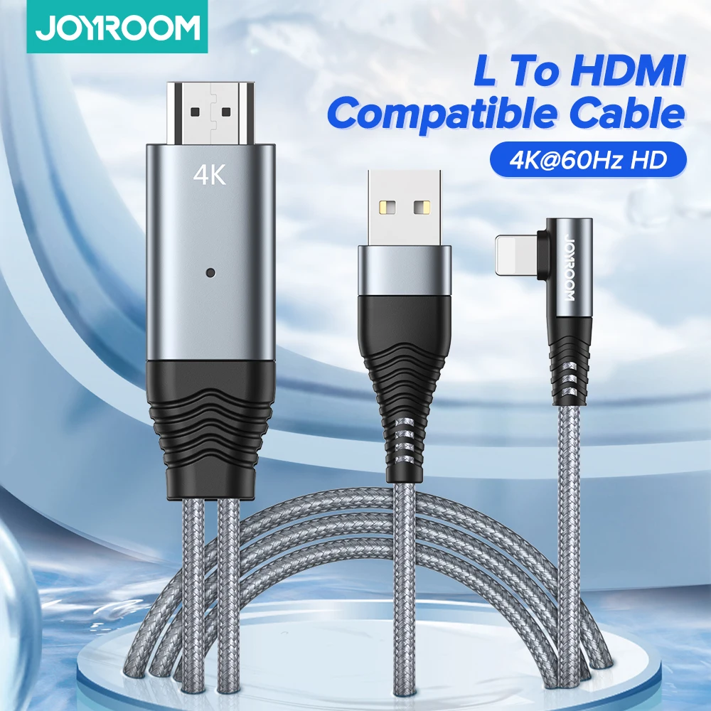 

4K @60Hz 3M Converter Adapter L To HDMI-compatible For IOS8 Digital AV Adapter Charge Select Audio Video Cables For iPhone iPad