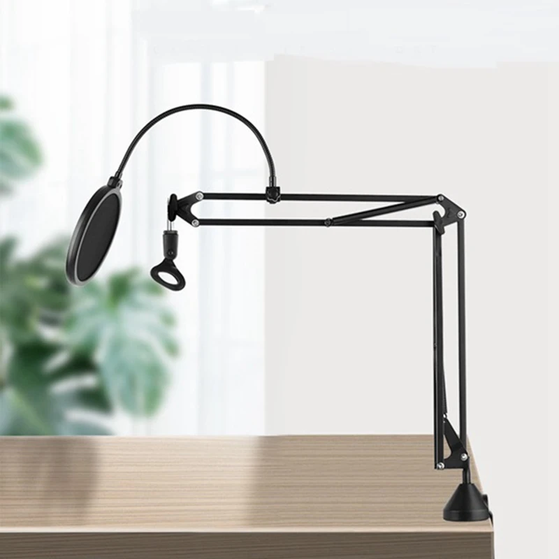 Microphone Arm Holder Adjustable Suspension Boom Scissors for Blue Snowball and Other Microphones | Электроника