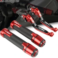 motorcycle adjustable folding brake clutch levers handlebar hand grips fit for yamaha yzfr125 yzf r125 2012 2013 2014 2015 2020