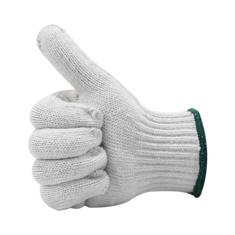 Фабричные дешевые оригинальные вязаные строительные перчатки из натурального
