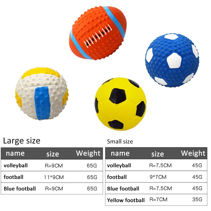 

New Dog Toy Interactive Rubber Balls Pet Dog Cat Toys Puppy Toys Chew Tooth Balls Toys Teeth pets cleaning ball sports toys