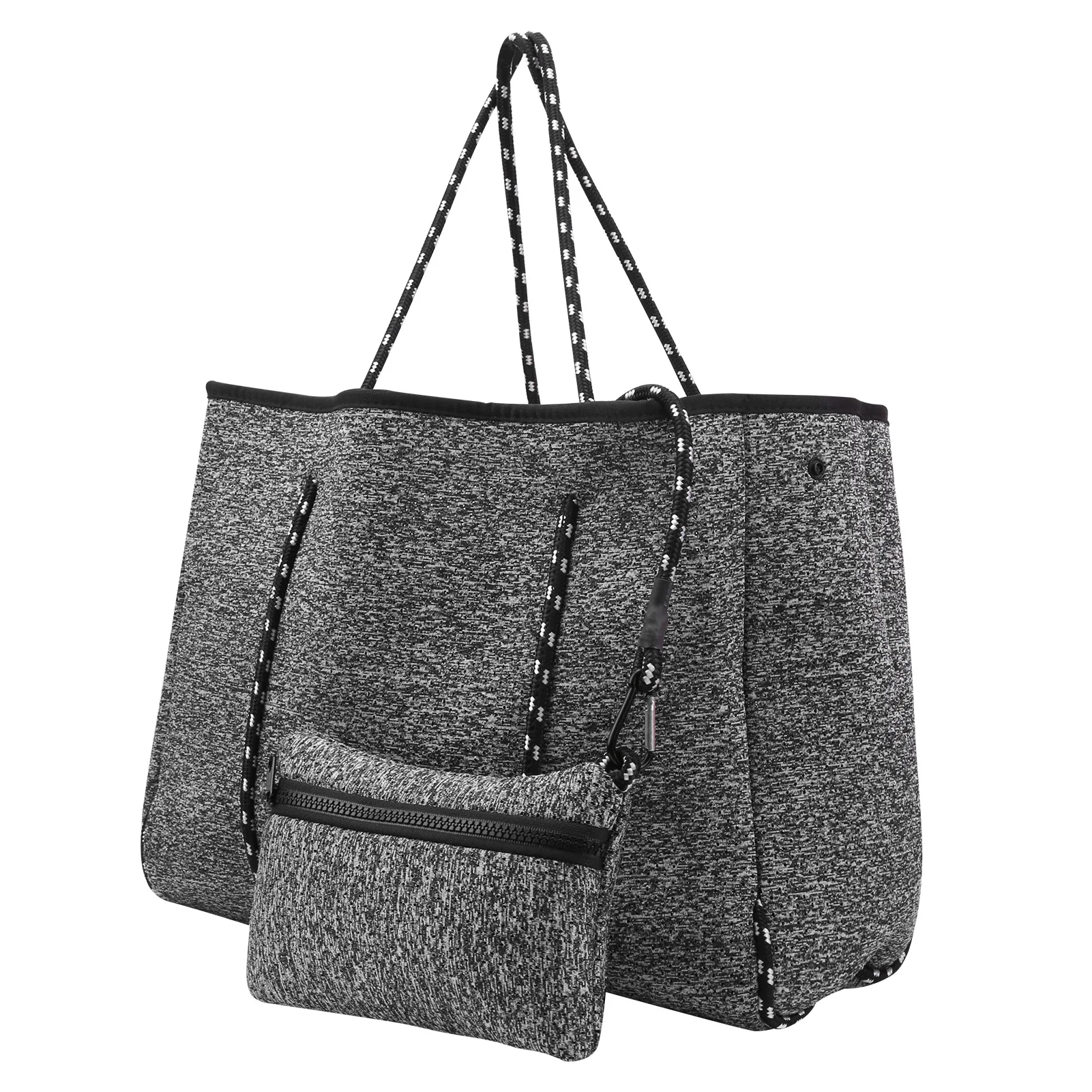 New Outdoor Beach Bag Breathable Neoprene Beach Bag Large Capacity Casual Mommy Hand Strap Shopping Bag