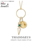 Ожерелье в этническом стиле с изображением Луны и звезды, Весенняя брендовая бижутерия, Европа, цепочка из стерлингового серебра 2020 пробы, подарок для женщин и девушек, 925