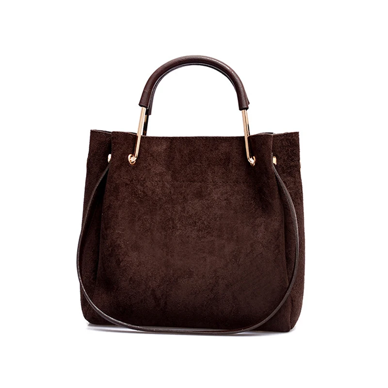 JCPAL винтажная женская сумка на плечо Женская Роскошная замшевая кожаная