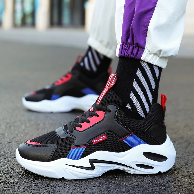 Мужские теннисные кроссовки с дышащей сеткой серые спортивные для фитнеса