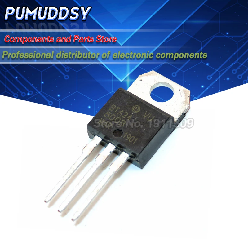 10 шт BTA24 800B 800 Triacs 25 AMP вольт TO 220 IC|Интегральные схемы| |