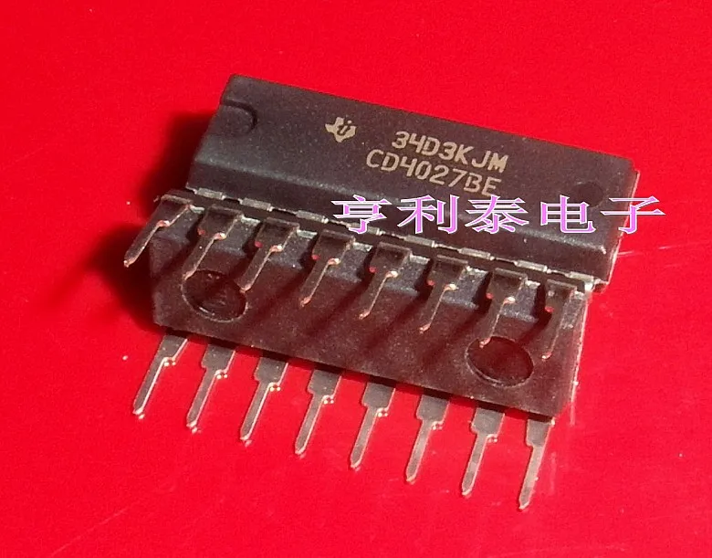 

20PCS/LOT CD4027BE DIP-16 TI