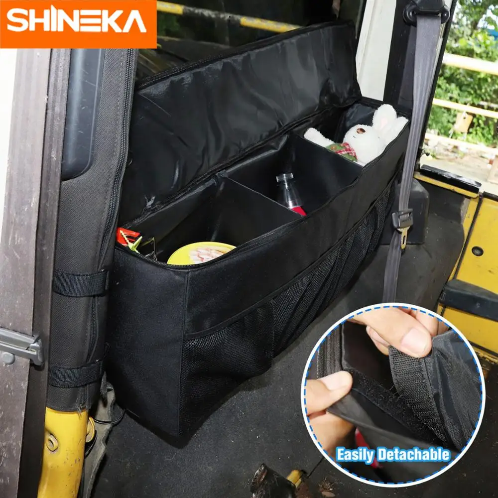 SHINEKA багажник для Jeep Wrangler TJ Боковая Сумка хранения органайзер аксессуары 1997-2006 -