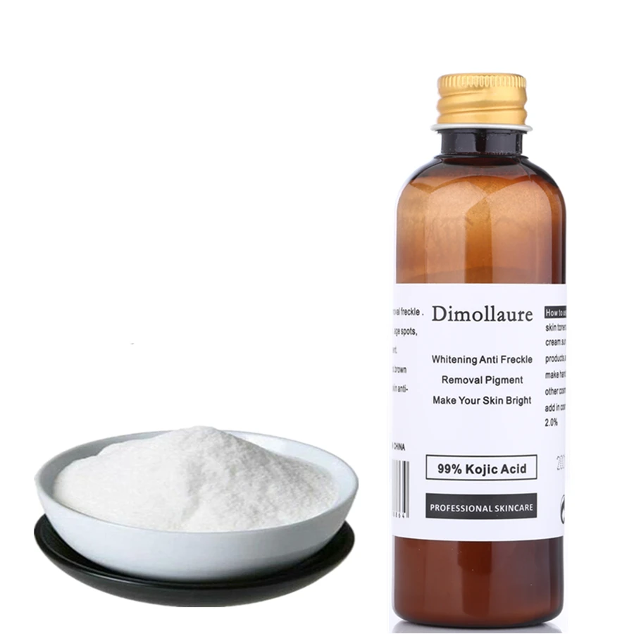 

Dimollaure 30g pure Kojic Acid powder whitening cream Wrinkle removal Freckle melasma Acne scar pigment age spot melanin sunburn