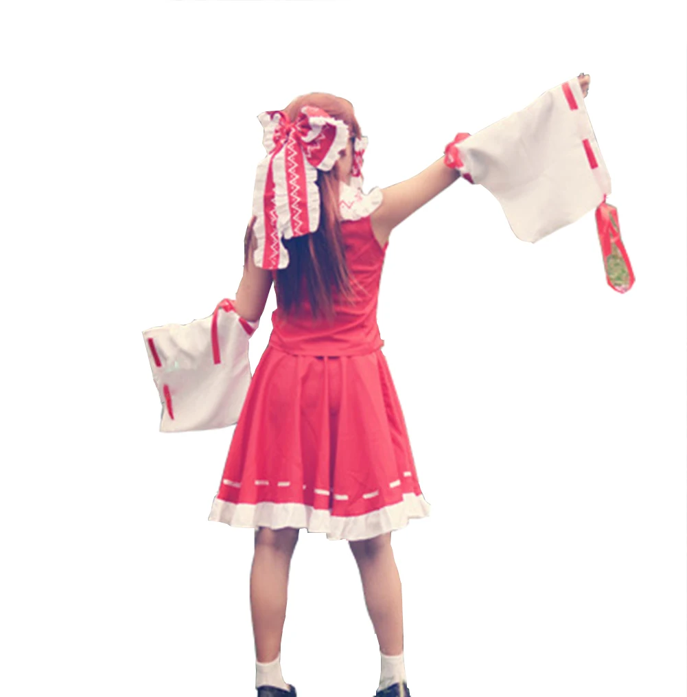 Brdwn TouHou Project Скарлет прогноз Рапсодия Хакурей рейму Косплэй костюм кимоно Стиль
