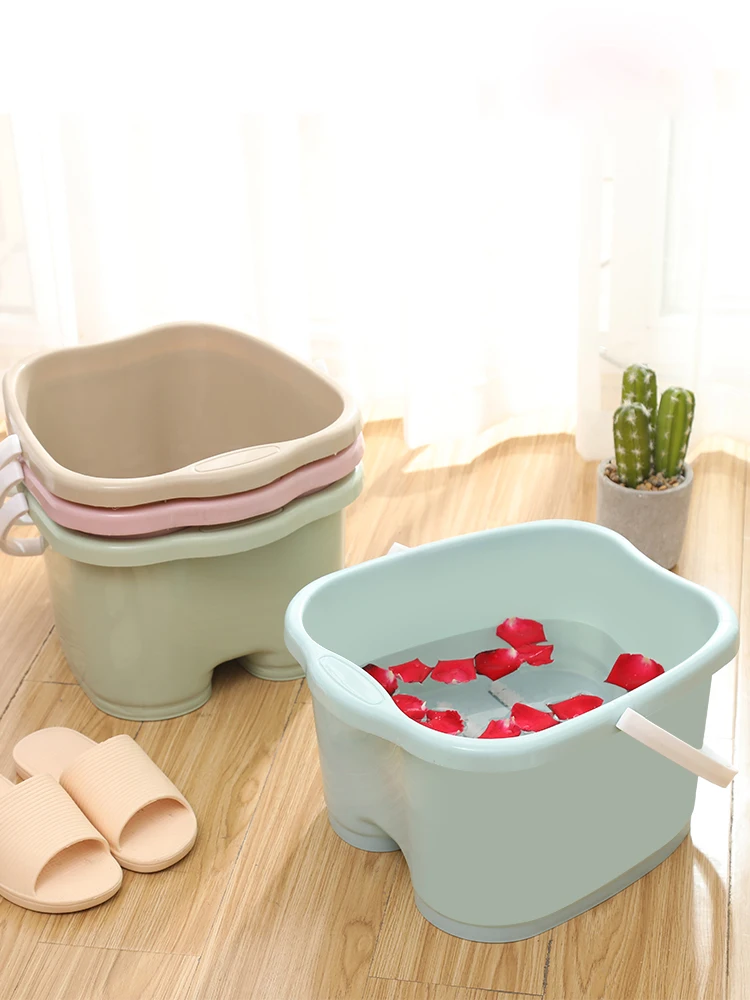Домашние пластиковые бочки для ног моющиеся массажные ног|Надувные и переносные