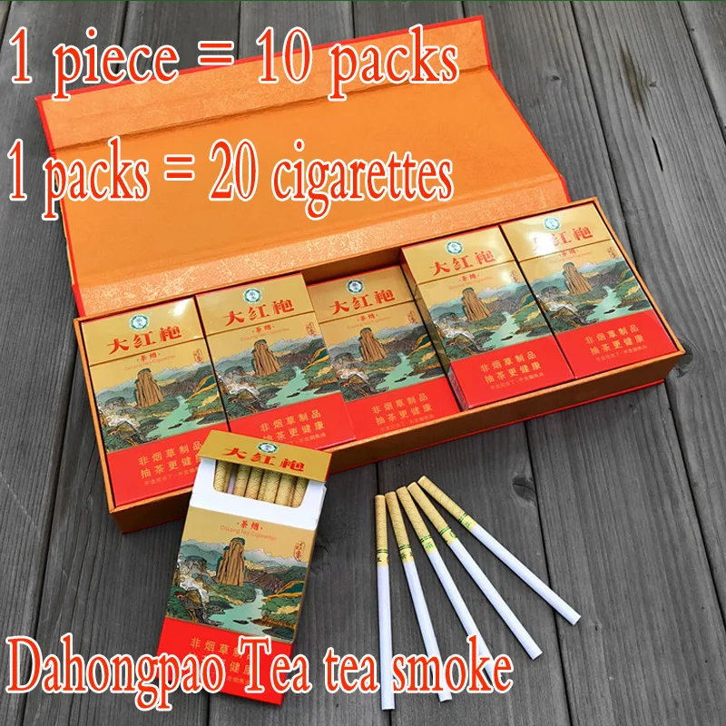 Чай дым табачный травяной дыма Чёрный чай тонкой сигареты бросить курить 100%