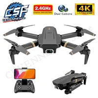 2021 new v4 drone 4k1080p hd wide angle dual camera with wifi live video fpv profesional foldable quadcopter rc drone boys toys