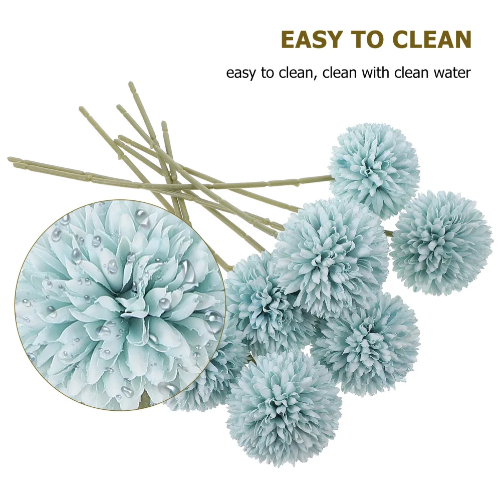 

8pcs Decorative Chrysanthemum Artificial Floral Party Garden Office Decor