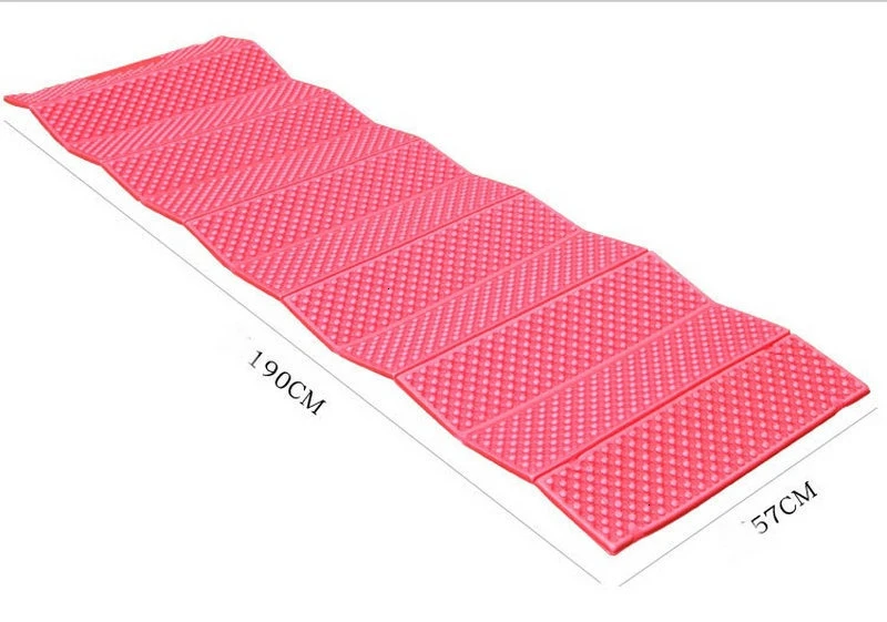 Ultralight Portable Compact Folding Outdoor Foam Camping Mattress Hiking Sleeping Mat Tent Backpacking Sleeping Pad 184x56x1.5cm