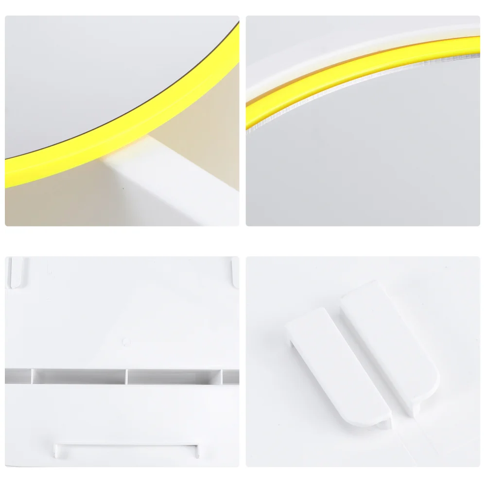 

1pc Punch Free Bathroom Storage Rack Wall-mounted Cosmetic Srorage Box (Yellow)
