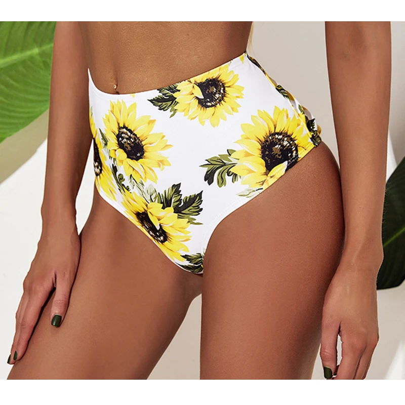 Женский купальник с принтом новинка 2020 бикини бантиком Сексуальный Бандаж